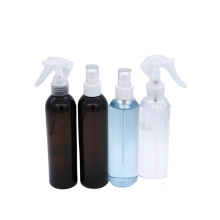 60ml 250ml amber color pet plastic spray bottle for cosmetic